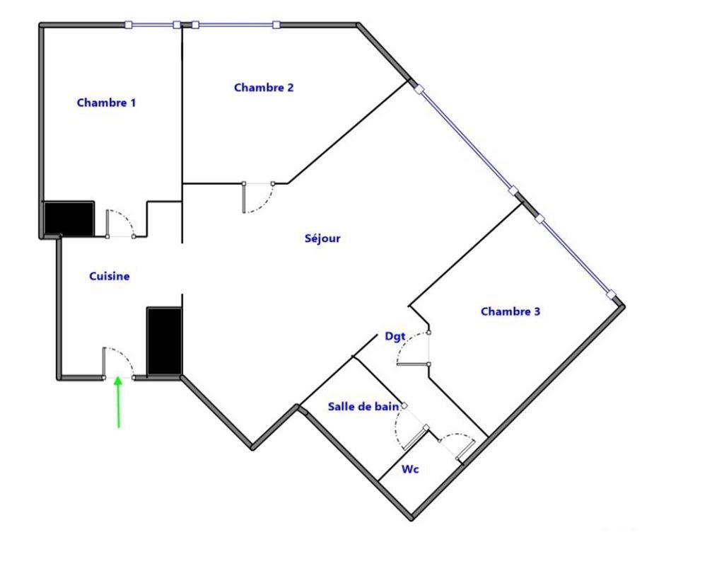 appartement 4 pièces en vente sur PARIS (75019) - Plus de details