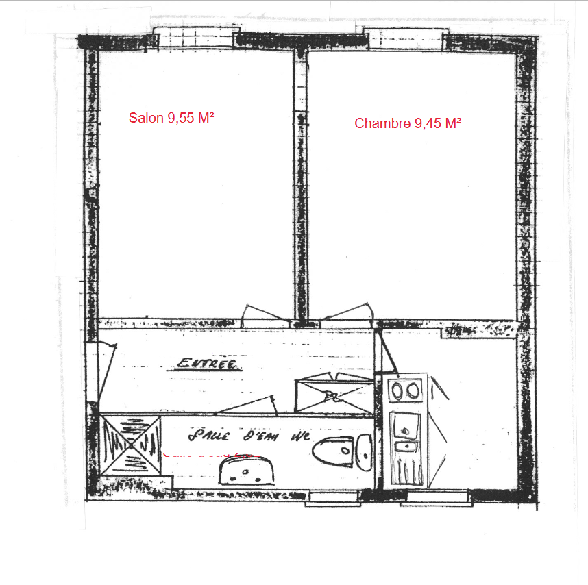 appartement 2 pièces en location sur PARIS (75019) - Plus de details